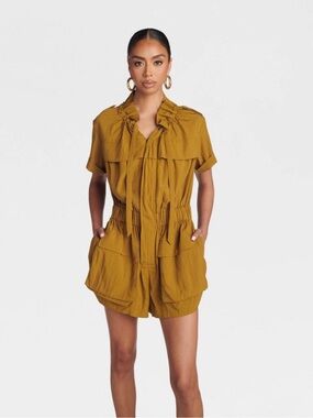 KBB by Kahlana - The Utility Romper in green